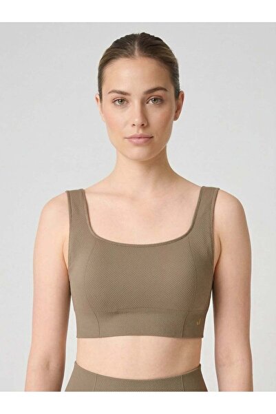 Jerf Holly Honeycomb Patterned Covered Bra Green