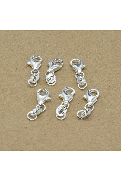 Choice 20pcs silvery-2 Steel/Silver Plated Copper Lobster Clasp Bracelet Link...