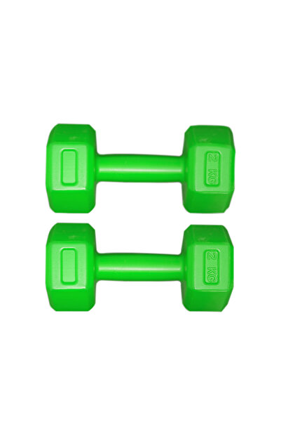 Dambılcım YEŞİL 2 KG x 2 Adet Toplam 4 KG Dambıl Seti 4 KG Dumbell Set
