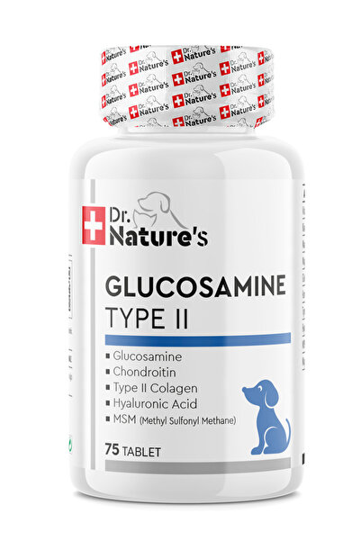Dr. Nature's Köpek Glukozamin 75 Tablet – Eklem Destekleyici MSM Kondroitin İ...