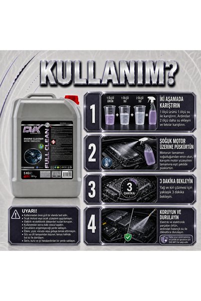 Divortex DVX by Full Clean Motor Temizleme Sıvısı 5 kg