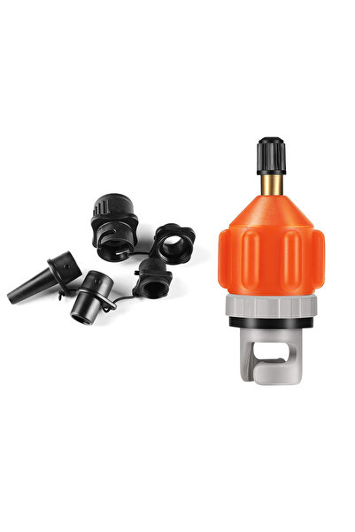 Choice ORANGE Paddleboard Air Nozzle Kit Inflatable Boat Air Mattress Multifu...