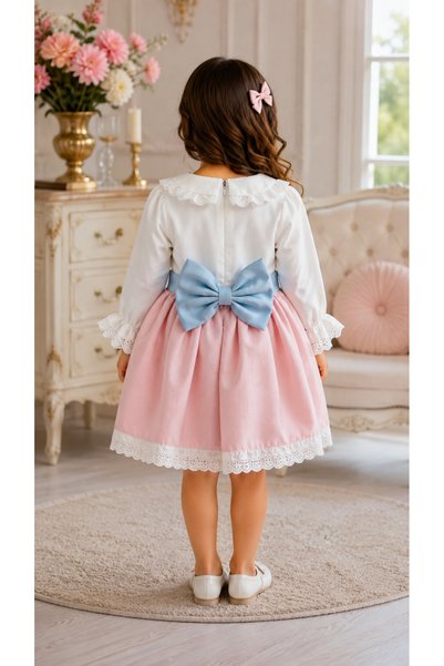 BES TREND Girls' Festival Dress Seasonal Cotton Lining Ages 1-5 Years
