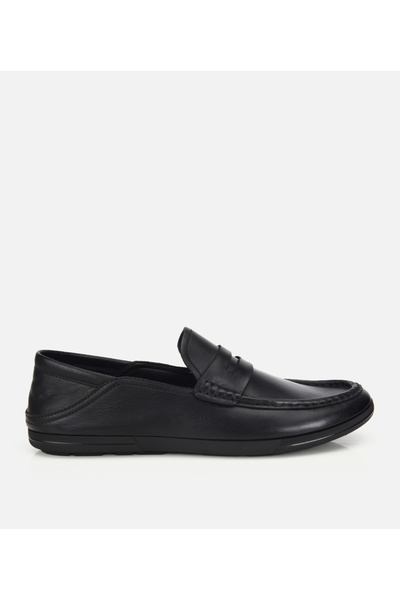 Hotiç Erkek Deri Siyah Comfort Günlük Loafer Ayakkabı