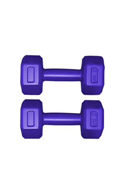 Dambılcım MAVİ 2 KG x 2 Adet Toplam 4 KG Dambıl Seti 4 KG Dumbell Set