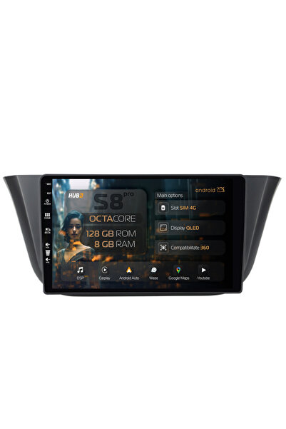 HUB64 Navigație Android Iveco Daily (2013+), 9 inch, 8GB RAM, CarPlay și Andr...