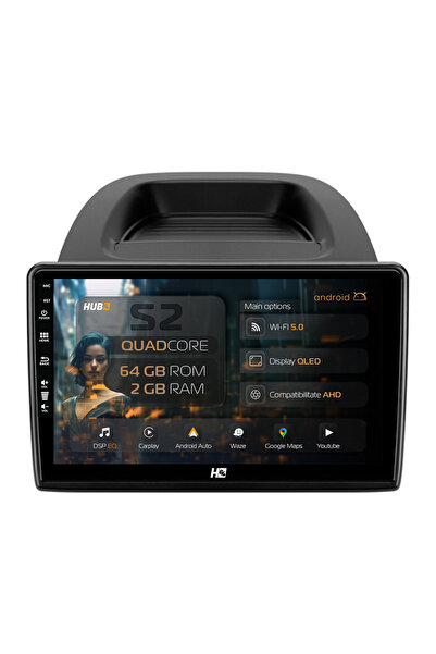 HUB64 Navigație Android Ford EcoSport (2017- Prezent), 9 inch, 2GB RAM, CarPl...