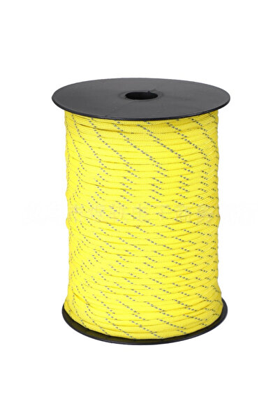 Choice 100m YELLOW 7-Core 550lb Paracord Rope Reflective 30/50/100m Dia 4mm S...