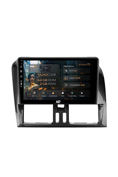 HUB64 Navigație Android Volvo XC60 (2008-2013), 9 inch, 2GB RAM, CarPlay și A...