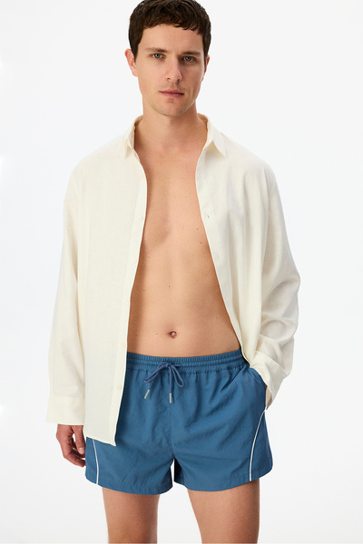 Penti Men's Blue Mindfulness Binding Shorts