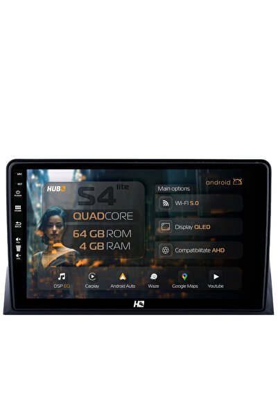 HUB64 Navigație Android VW Multivan T5 (2003-2015), 9 inch, 4GB RAM, CarPlay ...