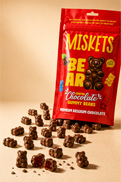 Miskets Çikolata Kaplı Jelly Ayıcık 120 gr