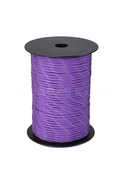 Choice 50m Purple 7-Core 550lb Paracord Rope Reflective 30/50/100m Dia 4mm Su...