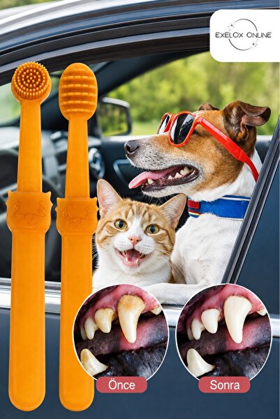 Exelox Kedi/köpek Silikon Diş Fırçası