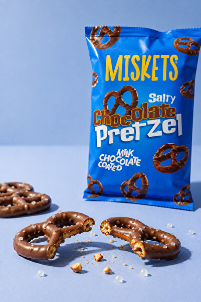 Miskets Sütlü Çikolata Kaplamalı Pretzel 50 gr