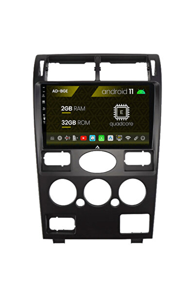 HUB64 Navigatie Android Ford Mondeo (2001-2007) Clima Manuala, 9 inch, 2GB RA...