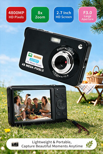 Demine Digital Camera, 18MP 8X Zoom Autofocus Point and Shoot Digital Cameras...
