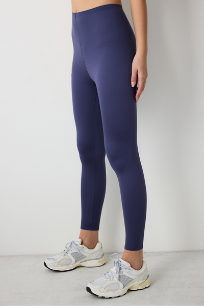 Penti Koyu İndigo Yüksek Bel Miracle Fit Crop Tayt