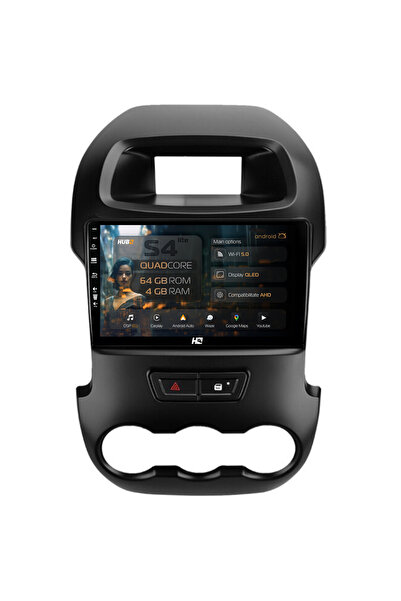 HUB64 Navigație Android Ford Ranger (2011-2015), 9 inch, 4GB RAM, CarPlay și ...