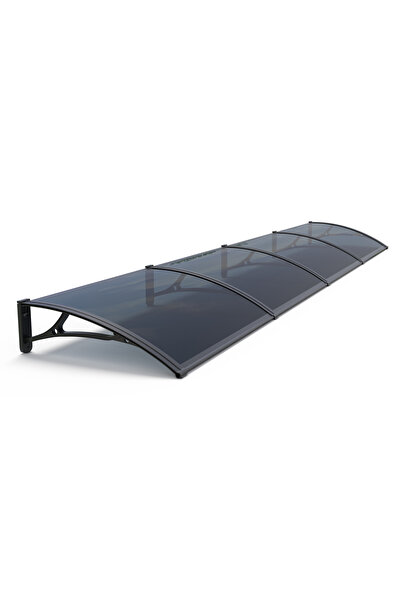 MAPROFI Copertina de usa PLEXIGAS PRO 400x100 cm, Negru/Gri Antracit, Placa P...