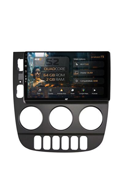 HUB64 Navigație Android Mercedes Benz ML W163 (1998-2005), 9 inch, 2GB RAM, C...