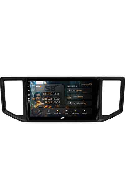 HUB64 Navigatie Android Volkswagen Crafter (2017+), 10.1 inch, 8GB RAM, CarPl...