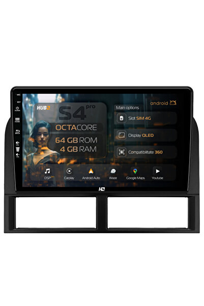 HUB64 Navigație Android Jeep Grand Cherokee (1998-2004), 9 inch, 4GB RAM, Car...