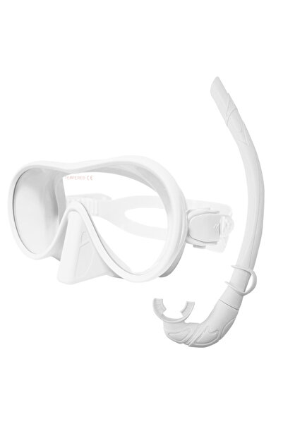 Choice WHITE Diving facial mirror, anti -fog 180 ° snorkeling facial mirror, ...
