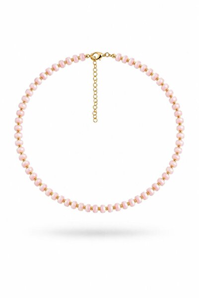 btogether. Pembe Boncuklu Kolye
