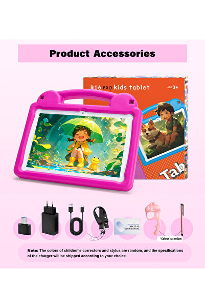Choice9 EU Pink pro 2025 Upgraded Kids Tablet, 10.1" Android 15 Kids Tablet w...
