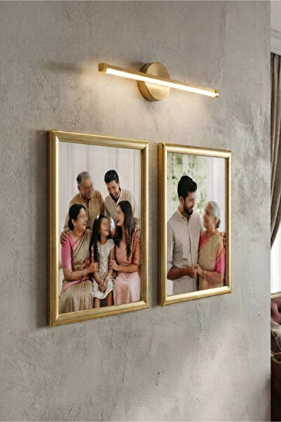 Wooden Factory Set de 2 rame decorative de 21x30 cm, auriu, auriu – rama foto...