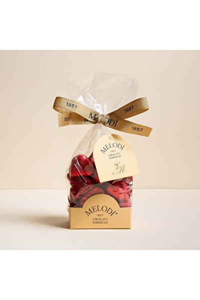 Melodi Çikolata Yaldızlı Mini Kalp Çikolata 200g
