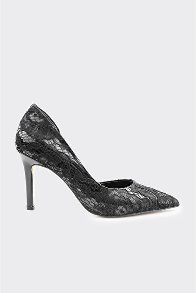 derinet Dantel İşlemeli Kadın Stiletto
