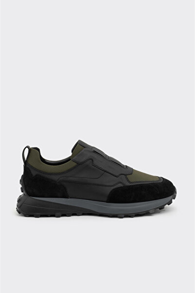 derinet Hakiki Deri Comfort Taban Erkek Sneaker