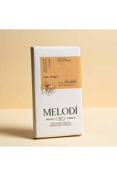 Melodi Çikolata Sütlü Fındıklı Beyoğlu Tablet Çikolatası 150g