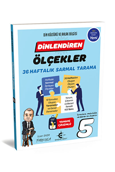 Eker Test Yayınları 5.Sınıf Maarif Model Din Kültürü ve Ahlak Bilgisi Dinlend...