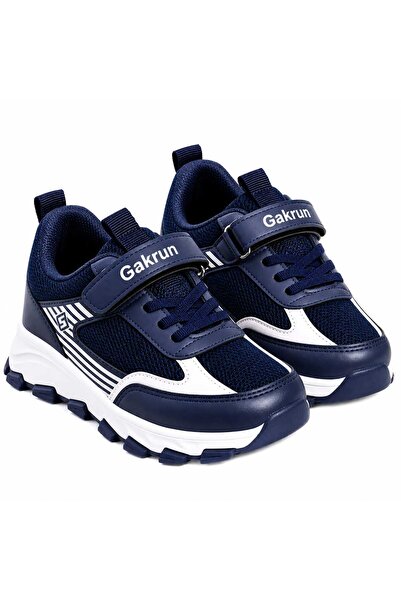 GAK RUN Unisex Child Hook-and-Loop Elastic Comfortable Everyday Sneakers Anor...