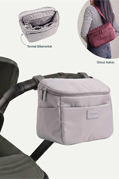Lucina Loya Baby Stroller Organizer Baby Care Shoulder Tote Bag Organizer