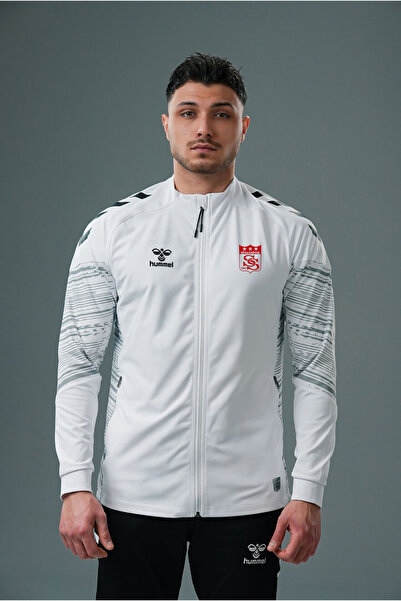 hummel Line Sivasspor Camp Tracksuit Top White