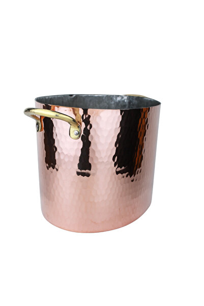 Cuvesta El Yapımı Kalın 1.5mm Bakır Buz Kovası 26x20cm