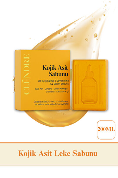 CLENDRE Kojik Asit Sabunu – Leke & Cilt Tonu Eşitleyici, Ayndılatıcı 85 GR