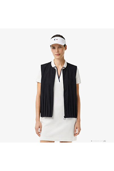 Lacoste Kadın Regular Fit Koyu Gri Yelek