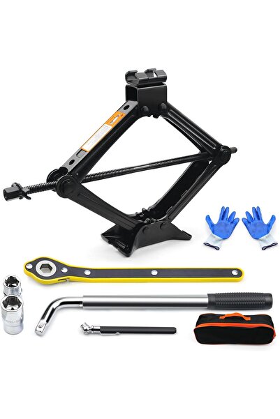 Choice 2 Ton Car Jack Kit, Tire Jack Tool Kit, Universal Car Emergency Kit wi...