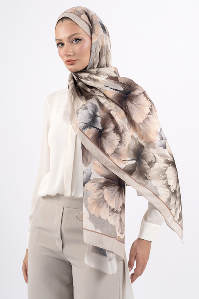 m moon scarf Flower Pattern Cotton Shawl, Imported Fabric, High Quality & New...