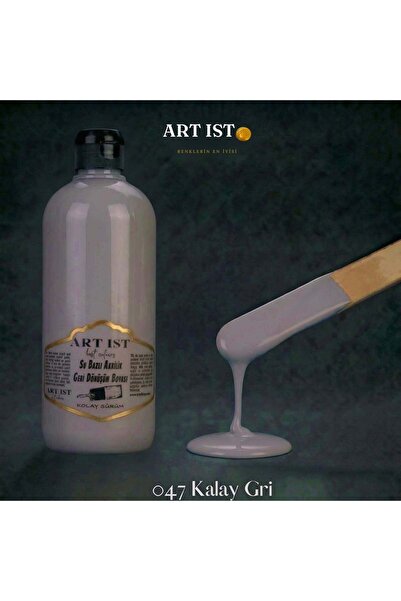 ART IST Geri Dönüşüm Boyaları 500ml - 047 KALAY GRİ