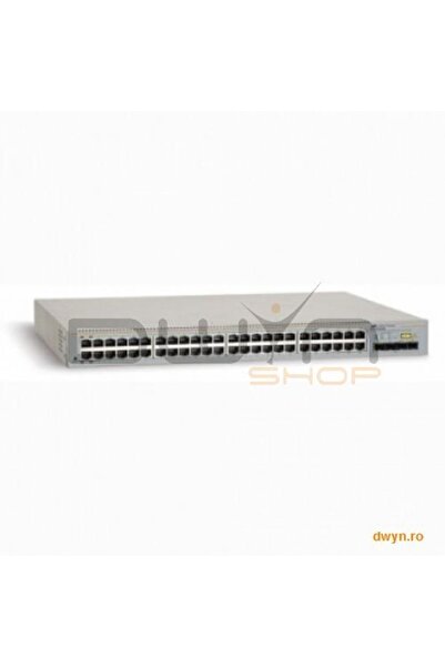 Allied Telesis Switch cu 48 de porturi, 4 porturi SFP uplink Gigabit, Gigabit...