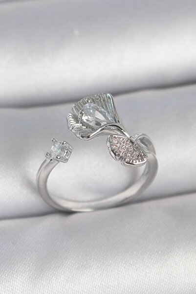 Inure Jewelry Brass Silver Color Zircon Stone Sea Shell Model Adjustable Wome...