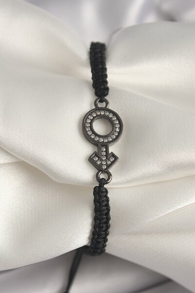 Inure Jewelry النحاس المدخن اللون الزركون حجر فينوس المريخ مصعد مكرامية نموذج...