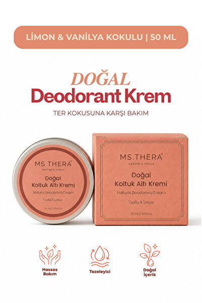 Ms. Thera Koku Önleyici Doğal Koltuk Altı Kremi