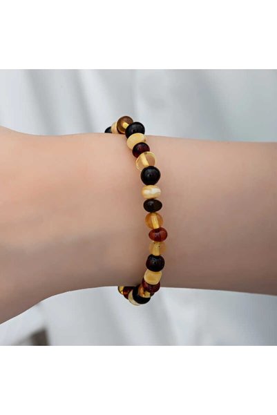 Inure Jewelry Adult Drop Amber Bracelet